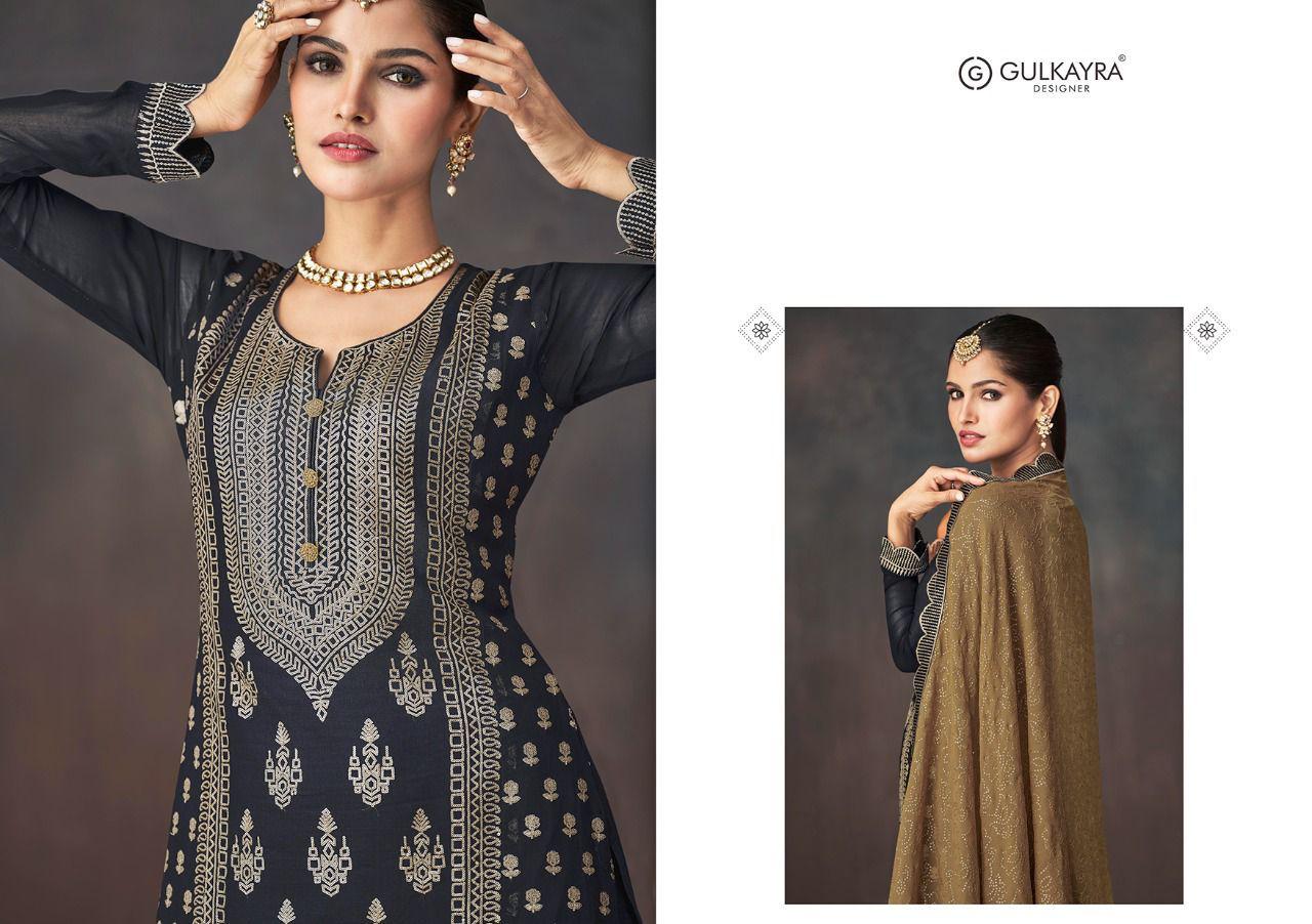 Gulkayra Designer Ishika Sharara Style Dress Material Catalog Lowest Price